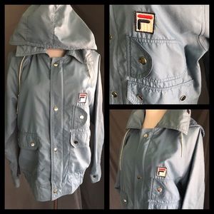 BEST~VTG 80s FILA Windbreaker~Jacket Hood~Unisex~M
